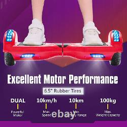 Hoverboard For Kids Segway Bluetooth Music Self-Balancing Scooters LED Lights-UK