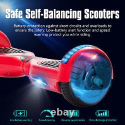 Hoverboard For Kids Segway Bluetooth Music Self-Balancing Scooters LED Lights-UK