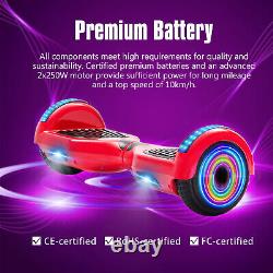 Hoverboard For Kids Segway Bluetooth Music Self-Balancing Scooters LED Lights-UK