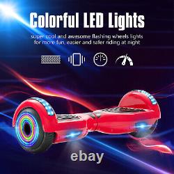 Hoverboard For Kids Segway Bluetooth Music Self-Balancing Scooters LED Lights-UK