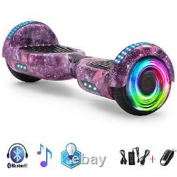 Hoverboard Galaxy Electric Scooters Bluetooth Segway LED Self-Balancing Scooters