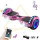 Hoverboard Galaxy Pink Self Balancing Electric Scooters Bluetooth Led Skateboard