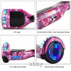 Hoverboard Galaxy Pink Self Balancing Electric Scooters Bluetooth LED Skateboard