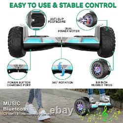 Hoverboard & Go kart 8.5inch Scooter Bluetooth Self Electric Board Led Balancing