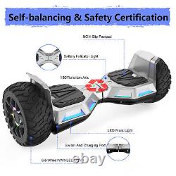 Hoverboard & Go kart 8.5inch Scooter Bluetooth Self Electric Board Led Balancing
