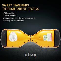 Hoverboard Gold Self-Balancing Scooters Bluetooth Hover Segway Board For Kids-UK