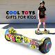 Hoverboard Graffiti 6.5 Inch Bluetooth Electric Scooters Led Kids Balance Board