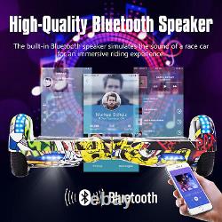 Hoverboard Hip-Hop 6.5 Bluetooth Self-Balancing Electric Scooters 2Wheels Board