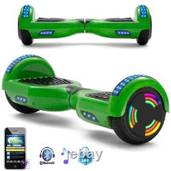 Hoverboard Kid Green Self-Balancing Electric Scooters 6.5 Inch Bluetooth Segway