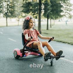 Hoverboard Kids Self-Balancing Electric Scooters & Hoverkart Go Kart Seat