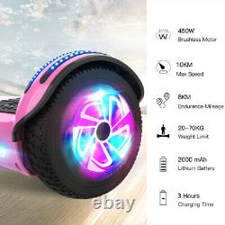 Hoverboard PINK Self Balancing Electric Scooters Bluetooth LED Skateboard