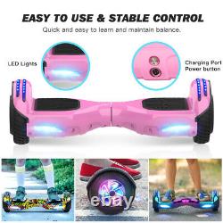 Hoverboard PINK Self Balancing Electric Scooters Bluetooth LED Skateboard