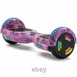 Hoverboard Pink Galaxy 6.5 Inch Electric Scooters 2 Wheels Self Balance Board-UK