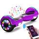 Hoverboard Purple 6.5 Inch Bluetooth Self-balancing Electric Scooters For Kids