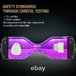 Hoverboard Purple Bluetooth Self-Balancing Scooters Electric Hover Segway Board