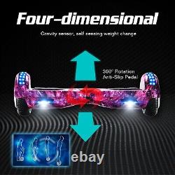 Hoverboard Segway Bluetooth Electric Self-Balancing Scooters LED Light For Kids
