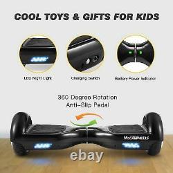 Hoverboard Self Balancing Electric Scooters Bluetooth LED Skateboard with UK Plug