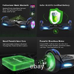 Hoverboard Self Balancing Electric Scooters Bluetooth LED Skateboard with UK Plug