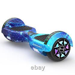 Hoverboard and Kart Bundle 6.5'' Bluetooth Self-Balancing Scooters LED 2 Wheels