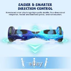 Hoverboard and Kart Bundle 6.5'' Bluetooth Self-Balancing Scooters LED 2 Wheels