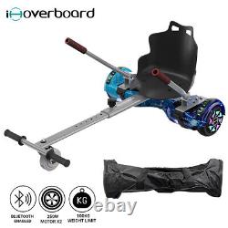 Hoverboard and Kart Bundle 6.5'' Scooter Bluetooth Self Balance with LED Carry Bag