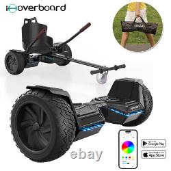 Hoverboard and Kart Bundle 8.5'' Self-Balancing Board APP Control Bluetooth LED