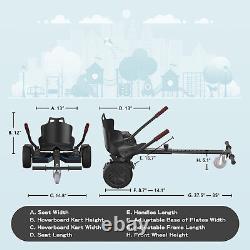 Hoverboard and Kart Bundle 8.5'' Self-Balancing Board APP Control Bluetooth LED