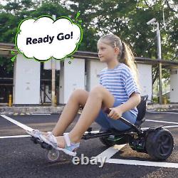 Hoverboard and Kart Bundle 8.5'' Self-Balancing Board APP Control Bluetooth LED