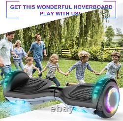 Hoverboard for Kids Self-Balancing Electric Scooters Bluetooth Black Hoverboards