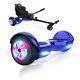 Hoverboard With Kart 6.5 Inch Electric Scooters Bluetooth Led Balance Board