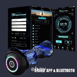 Hoverboards, 6.5'' Hover Boards with Seat Attachment, Self Balancing Scooter