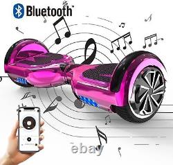 Hoverboards Self Balancing Scooter with Bluetooth Speaker & LED Lights Boys Girls