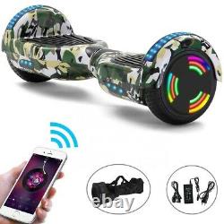 Hoverbord 6.5 Inch Bluetooth Speaker Self Balance Scooter LED Electric Scooters