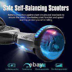 Hoverbord 6.5 Inch Bluetooth Speaker Self Balance Scooter LED Electric Scooters