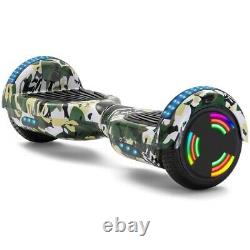 Hoverbord 6.5 Inch Bluetooth Speaker Self Balance Scooter LED Electric Scooters