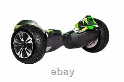 Hyper Green G2 PRO 8.5 All Terrain Off Road Hoverboard UL2272 + HoverBike Black