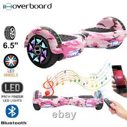 IHoverboard 6.5 Electric Scooter Bluetooth LED Wheels Self Balance Hover Board