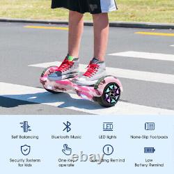 IHoverboard 6.5 Electric Scooter Bluetooth LED Wheels Self Balance Hover Board