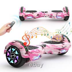 IHoverboard 6.5 Electric Scooter Bluetooth LED Wheels Self Balance Hover Board