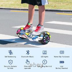 IHoverboard 6.5'' Kids Self-Balance Hover Board Electric&Hoverkart Go Kart Seat