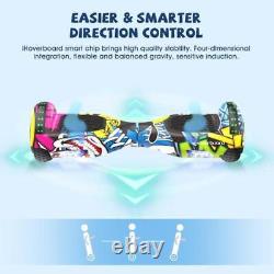 IHoverboard 6.5'' Kids Self-Balance Hover Board Electric&Hoverkart Go Kart Seat