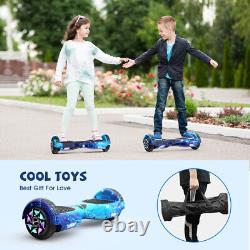 IHoverboard 6.5 Self Balance Electric Scooters Hover Board Bluetooth Lights LED