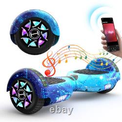 IHoverboard 6.5 Self Balance Electric Scooters Hover Board Bluetooth Lights LED