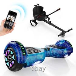 IHoverboard H1 6.5'' Electric Scooter Bluetooth LED Shelf Balance With Go Kart