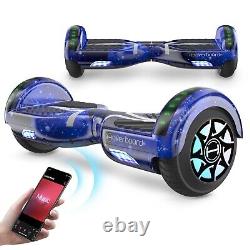 IHoverboard H4 6.5'' Electric Scooter Bluetooth Hoverboard LED Wheels&Hoverkart
