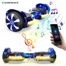 IHoverboard Hoverboard Bluetooth Self Balance Board LED Wheels XMAS Gift for Kid