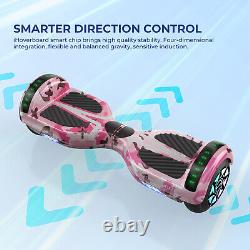 IHoverboard Pink 6.5 Bluetooth Hoverboard Electric Self-Balancing Scooter LED