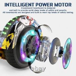 Ihoverboard 2 Wheel Scooter Self Balancing Bluetooth With Led Lights