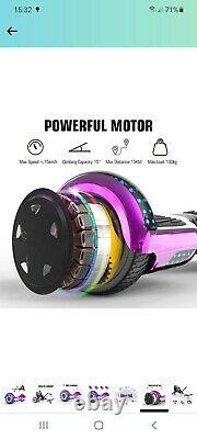 Kids 6.5 Hover board Electric Scooter Self LED Balance Board Go Kart HoverKart