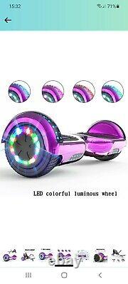 Kids 6.5 Hover board Electric Scooter Self LED Balance Board Go Kart HoverKart